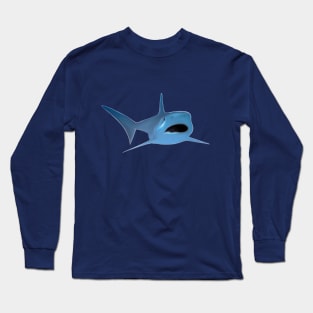 " FINNY "  SHARK DESIGN Long Sleeve T-Shirt